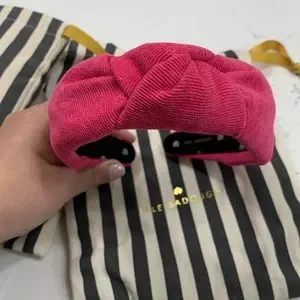 Lele Sadoughi | Accessories | Lele Sadoughi Corduroy Pink  display picture 3